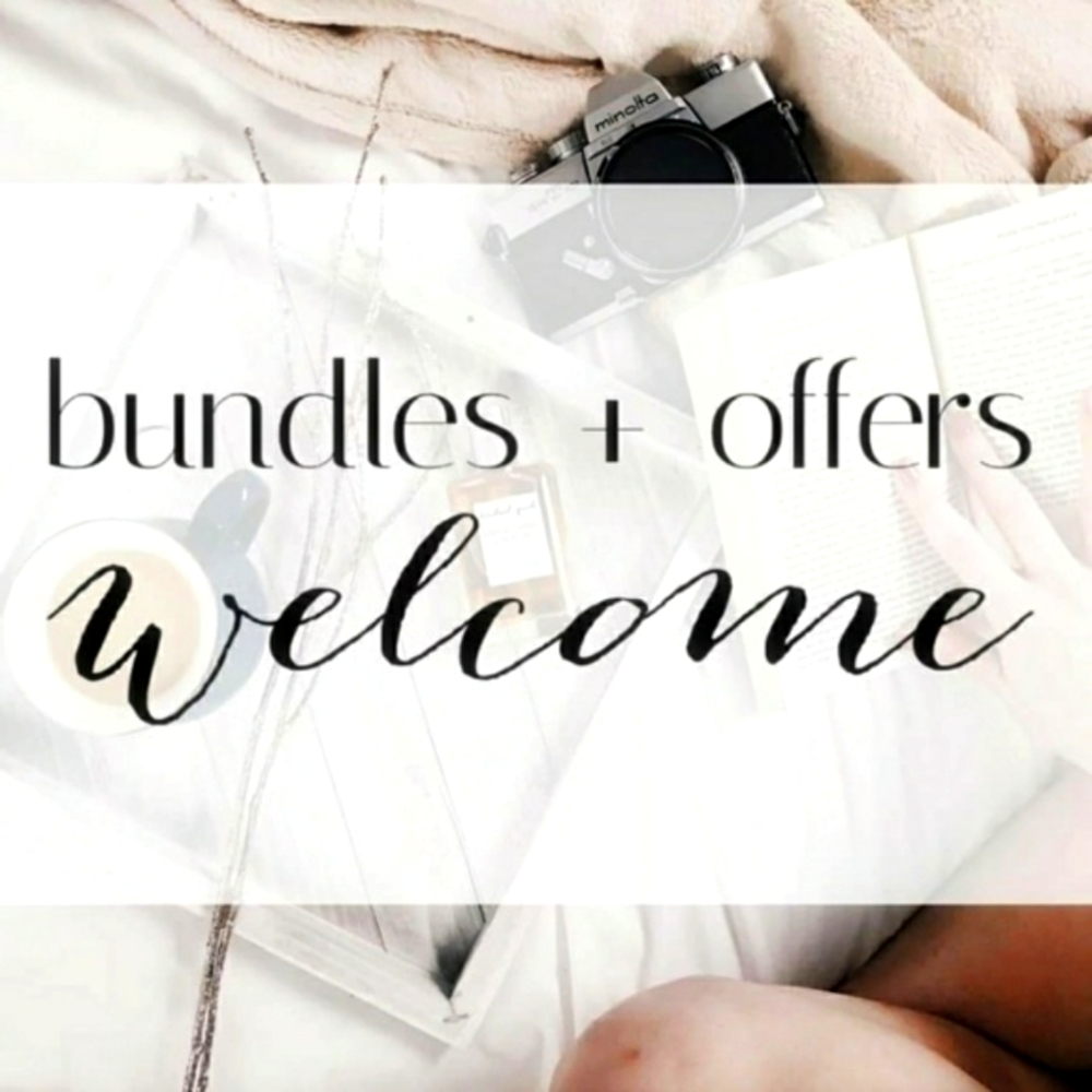 Bundles and offers are welcome here! 💕